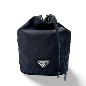 Prada Re-Nylon Bucket Pouch Black
